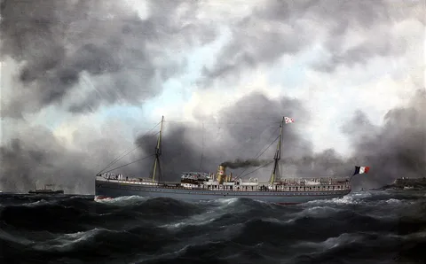 Édouard Adam, The steamer Paraguay