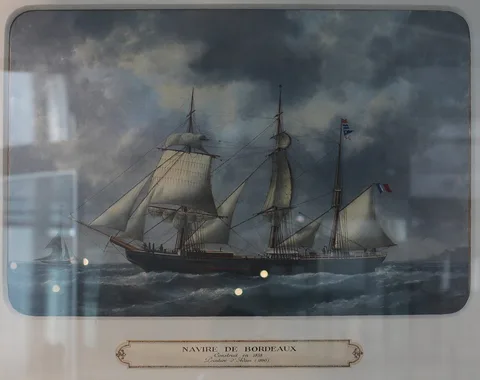 Édouard Adam, Ship from Bordeaux, built in 1858