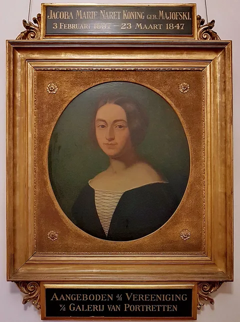 Matthieu Wiegman, Portrait of Dutch actress Cornelia Naret Koning-Majofski