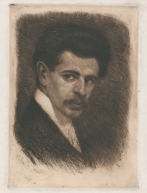 Eugen Krón, Self-Portrait