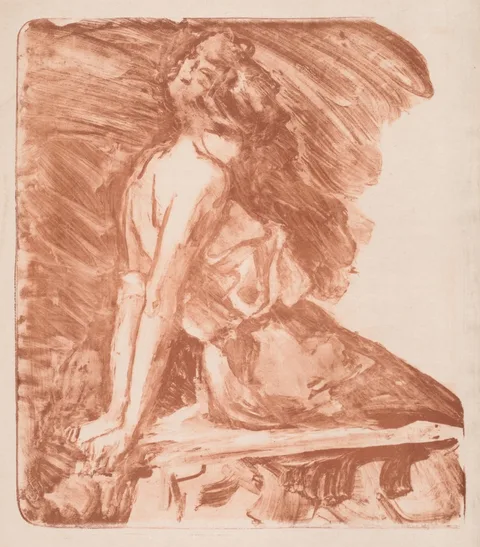 Albert de Belleroche, Woman with Hands behind Her Back