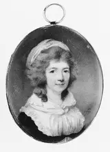 Horace Hone, Portrait of a Woman, Said to Be Lady Agnes Anne Wrothesley