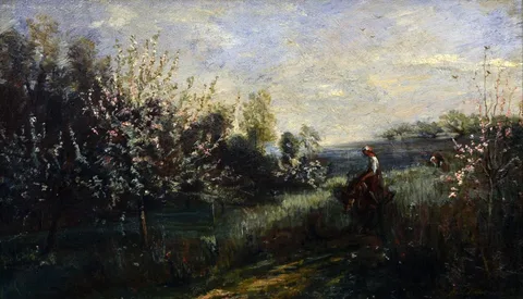 Karl Daubigny, Apple Orchard