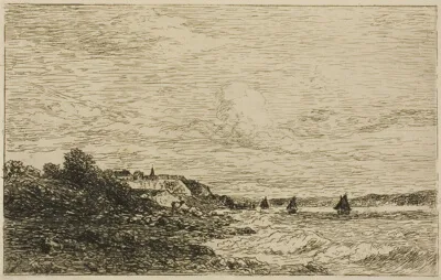 Karl Daubigny, The Seine Before Honfleur