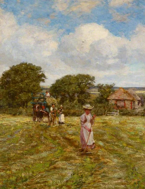 James Charles, A Woman Hayraking
