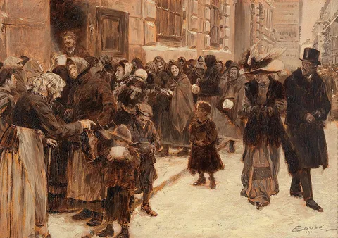 Wilhelm Gause, Feeding the Poor