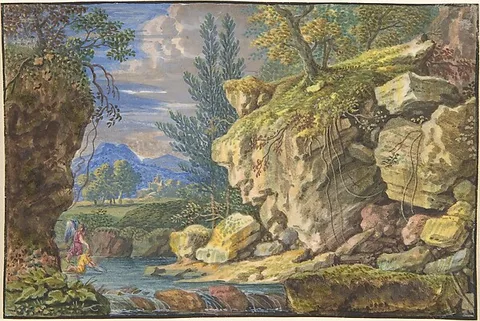 Felix Meyer, Landscape with Tobias and the Angel