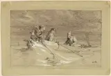 William Ranney, Study for "Shad Fishing"