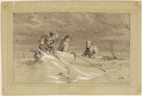 William Ranney, Study for "Shad Fishing"