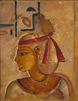 Joseph Lindon Smith, Wall relief from Tomb of Sibtah, Valley of the Kings, Luxor, Egypt