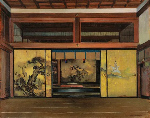 Joseph Lindon Smith, Apartments of the Chief Priest, Kyoto