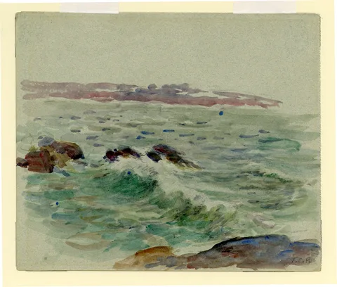 Frank C. Penfold, Ocean Scene Harbor, Brittany