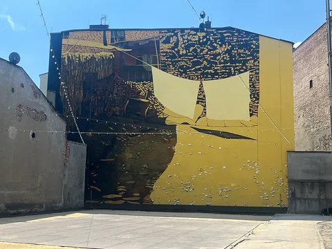 Jacek Rykała, Elisabeth Blaut mural in Sosnowiec
