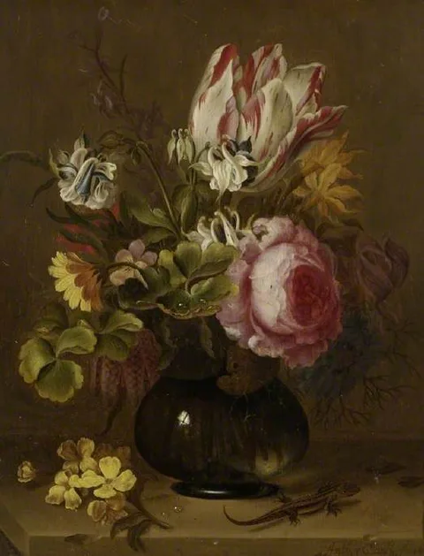 Anthony Claesz II, A vase of flowers