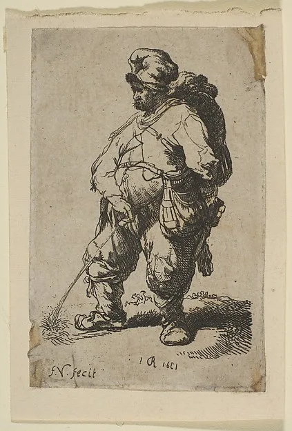François Vivares, A Man Making Water