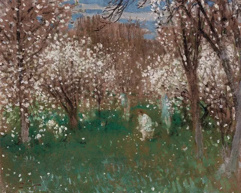 Pierre Eugène Montézin, Orchard in bloom