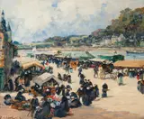 Fernand Legout-Gérard, Marché à Chateaulin