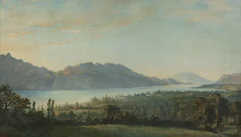 François Cachoud, Le Lac de Bourget, Aix-les-Bains