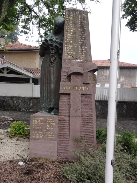 Édouard Cazaux, War memorial of Castets