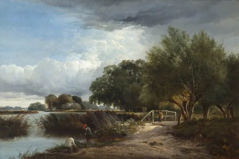 Arthur Gilbert, A River Landscape