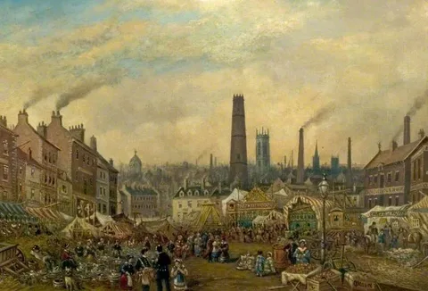 Claude Thomas Stanfield Moore, Morledge, Derby, by Night in Fairtime