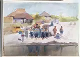 Alfred East, Japanese Children