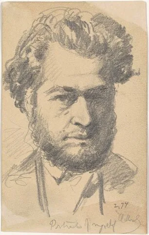 Henry Mosler, Portrait of Myself