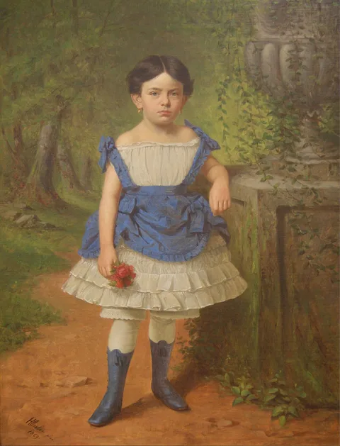 Henry Mosler, Elizabeth Moerlein Portrait, 1869