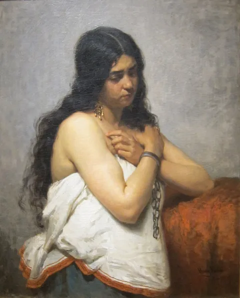 Henry Mosler, The Quadroon Girl