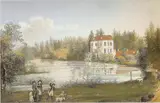 Johann Friedrich Nagel, Jagdschloss Grunewald from the north-west