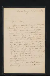 Gerke Henkes, Brief aan Philip Zilcken