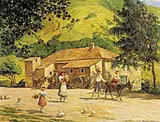 Carl Budtz-Møller, Orange harvest on Sicily.