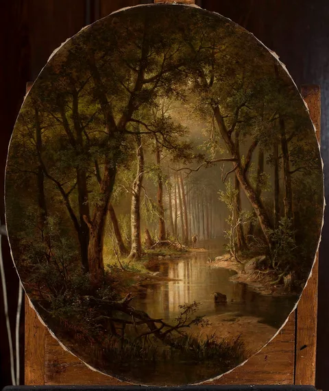 Franciszek Ruśkiewicz, Stream in the forest