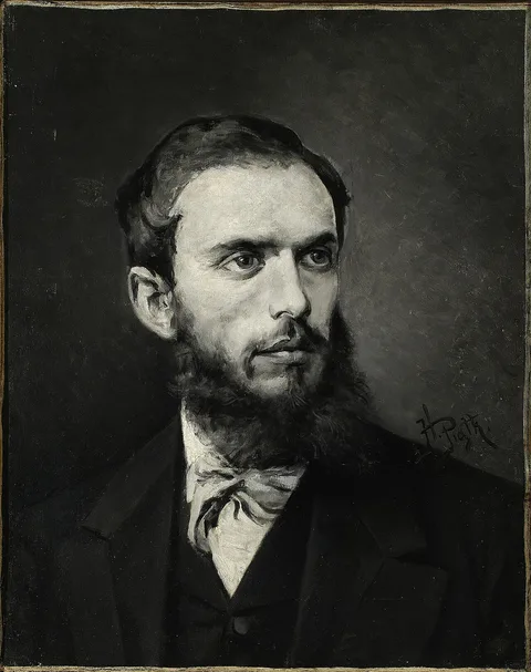 Henryk Piątkowski, Portrait of Maksymilian Gierymski