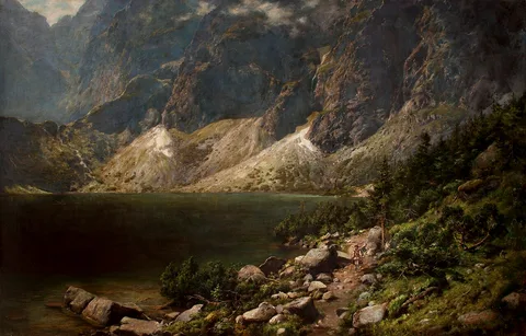 Aleksander Mroczkowski, The Morskie Oko Lake