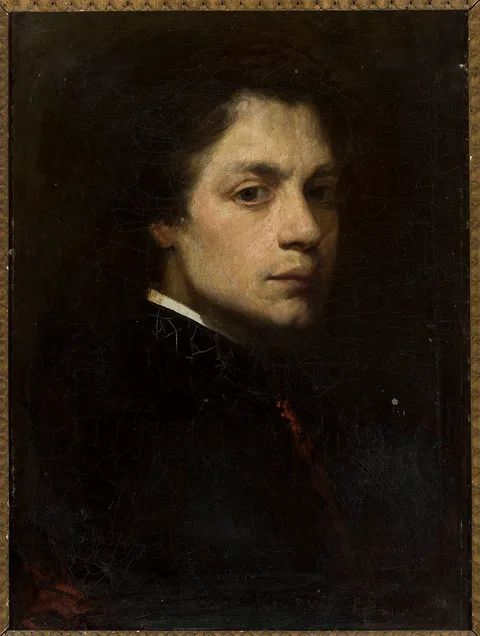 Wandalin Strzałecki, Self-portrait