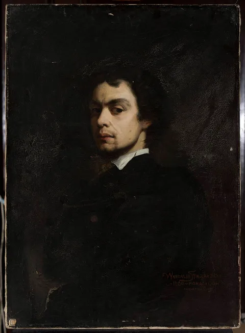 Wandalin Strzałecki, Self-portrait
