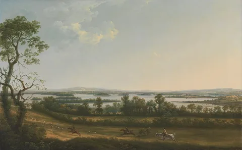 Thomas Roberts, Lough Erne from Knock Ninney, with Bellisle in the distance, County Fermanagh, Ireland