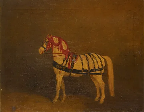 Richard Barrett Davis, A Cream Carriage Horse