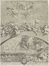 Domenico Rossetti, Vechtpartij op brug in Venetië (midden deel spiegelbeeldig)