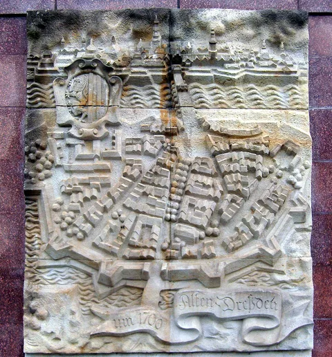Vinzenz Wanitschke, Relief zur Stadtgeschichte