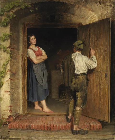 Alois Binder, Drawing on Door