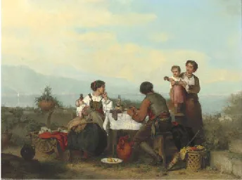 Karel Frans Philippeau, A lazy afternoon at the lakeside