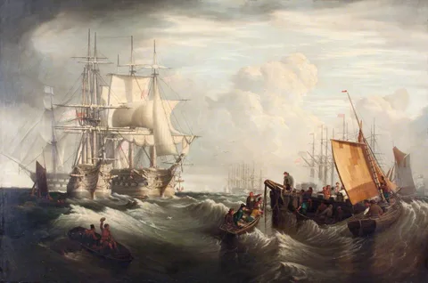 George William Mote, Getting up Anchor at Spithead