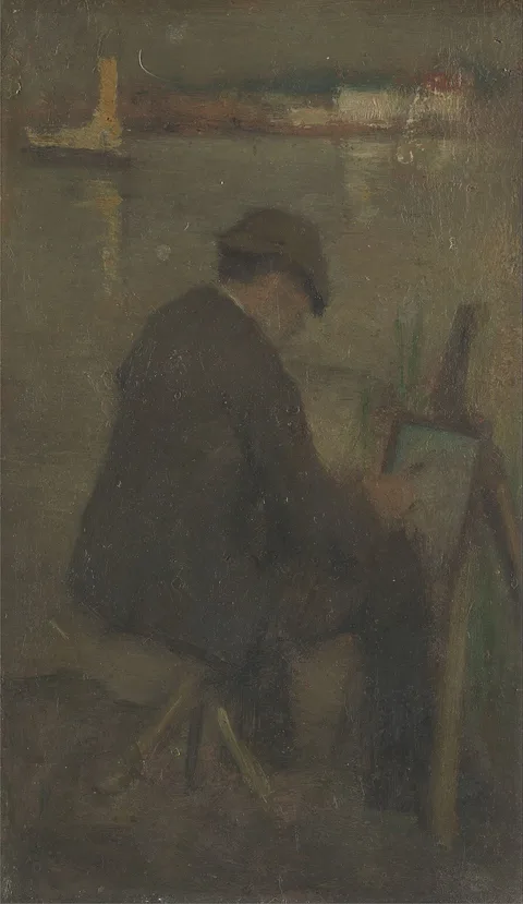 Walter Greaves, An Artist Painting