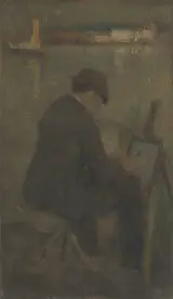 Walter Greaves, An Artist Painting