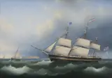 Carl Justus Harmen Fedeler, The American ship „Athens“ of Portsmouth, New Hampshire