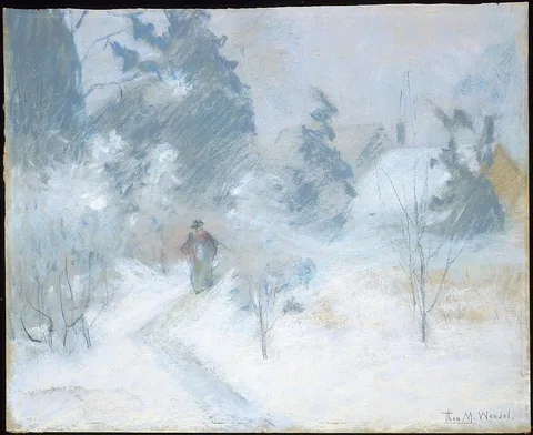 Theodore Wendel, Snow Scene