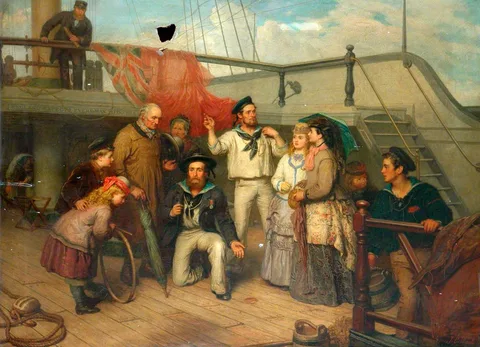 James Clarke Waite, On Board the 'Victory'