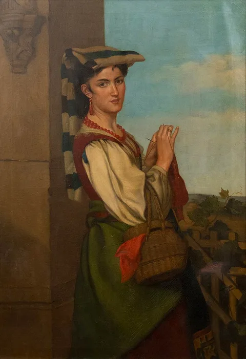 Filippo Indoni, Maria Grazia Boni knitting